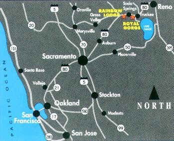 Map to Royal Gorge