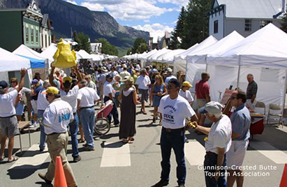 Arts festival at Crested Butte