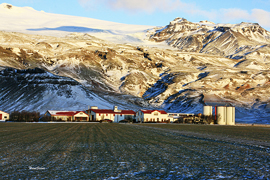Iceland typical farm