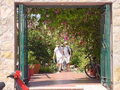 Courtyard, Isla Mujeres, Mexico