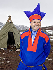Sami man, Norway