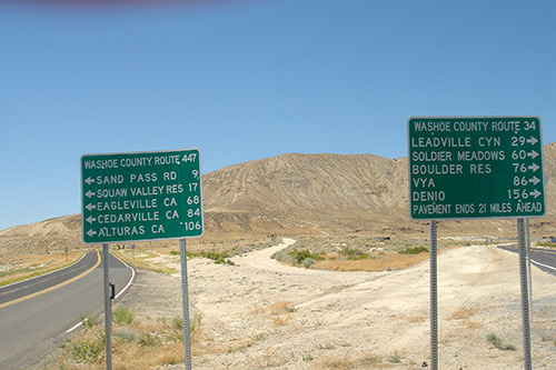Highway signs