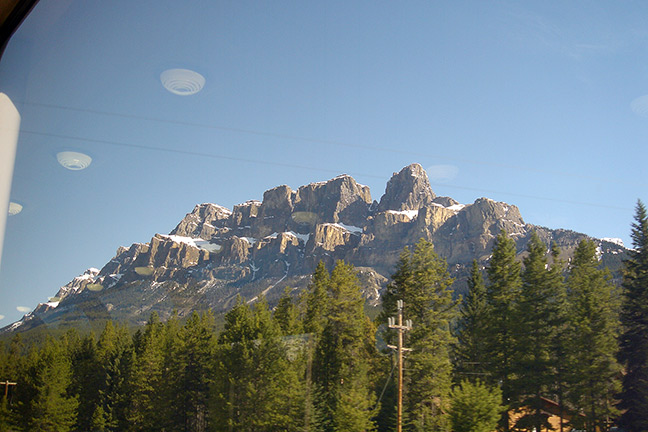 Rocky Mountaineer mountain view