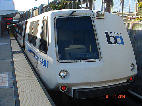 Bay Area Rapid Transit, BART, train