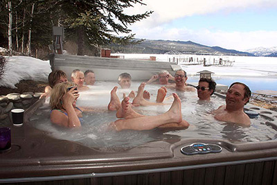Shore Lodge hot tub