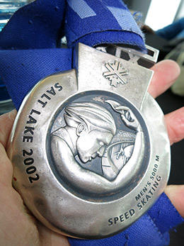 Derek Perra's Olympic medal