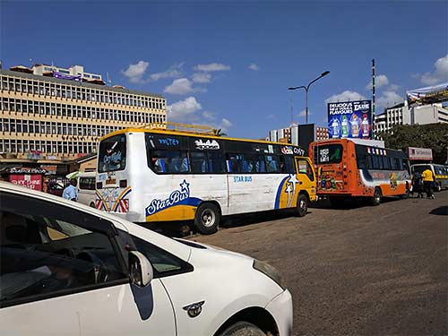 Kenya tour bus
