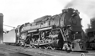 Steam freight locomotive