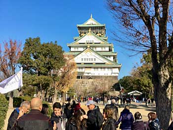 Concrete replica of the Osaka Castle