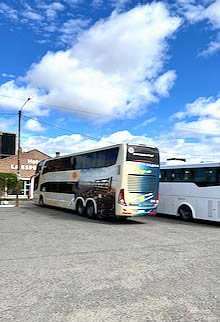 Patagonia, boarding the bus