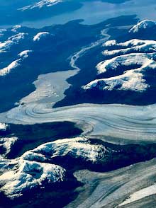 Patagonia aerial view