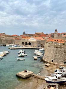 The old port of Dubrovnik