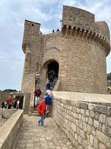 Walking the walls of Dubrovnik