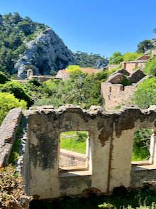 The abandoned village of Malo Grablje on Hvar