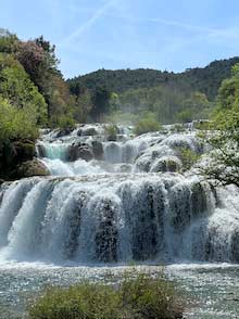 Croatia, the falls in Krka National Park