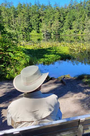 Pondilla Lake, located on Whidbey Island