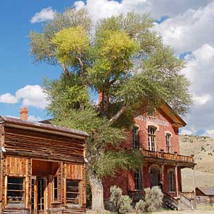 Bannack buildings, Montana