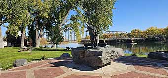 Old Shep Memorial Fort Benton