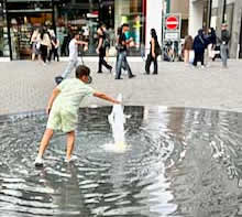 Ulm Einsteinplatz Fountain