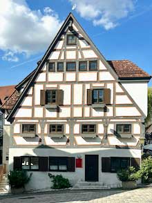 Half-timbered building in Ulm