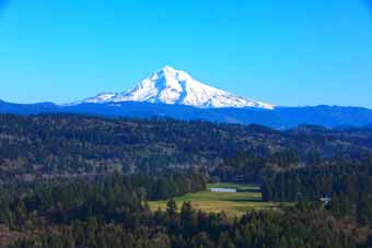 Mt. Hood view outside Sandy