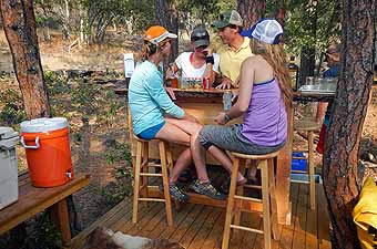 "New" Klamath rafting, Upper Klamath camp