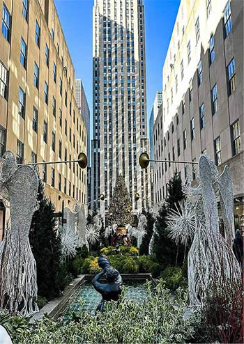 New York City fanciful garden